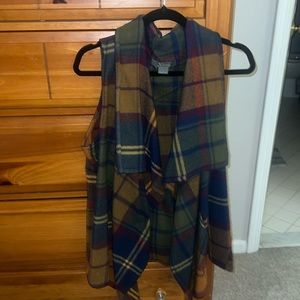 Flannel vest